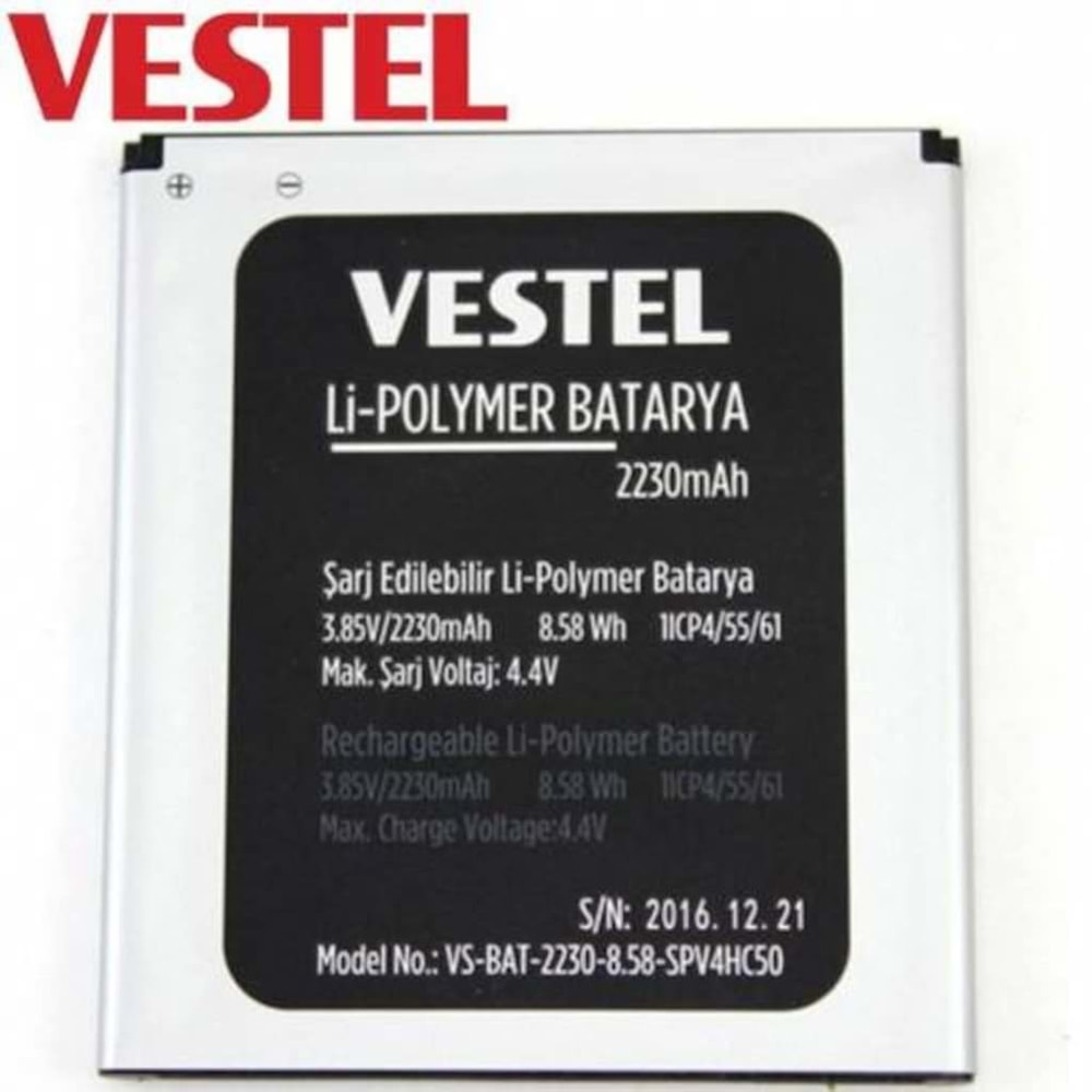 Vestel Venüs 5000 Orjinal Batarya