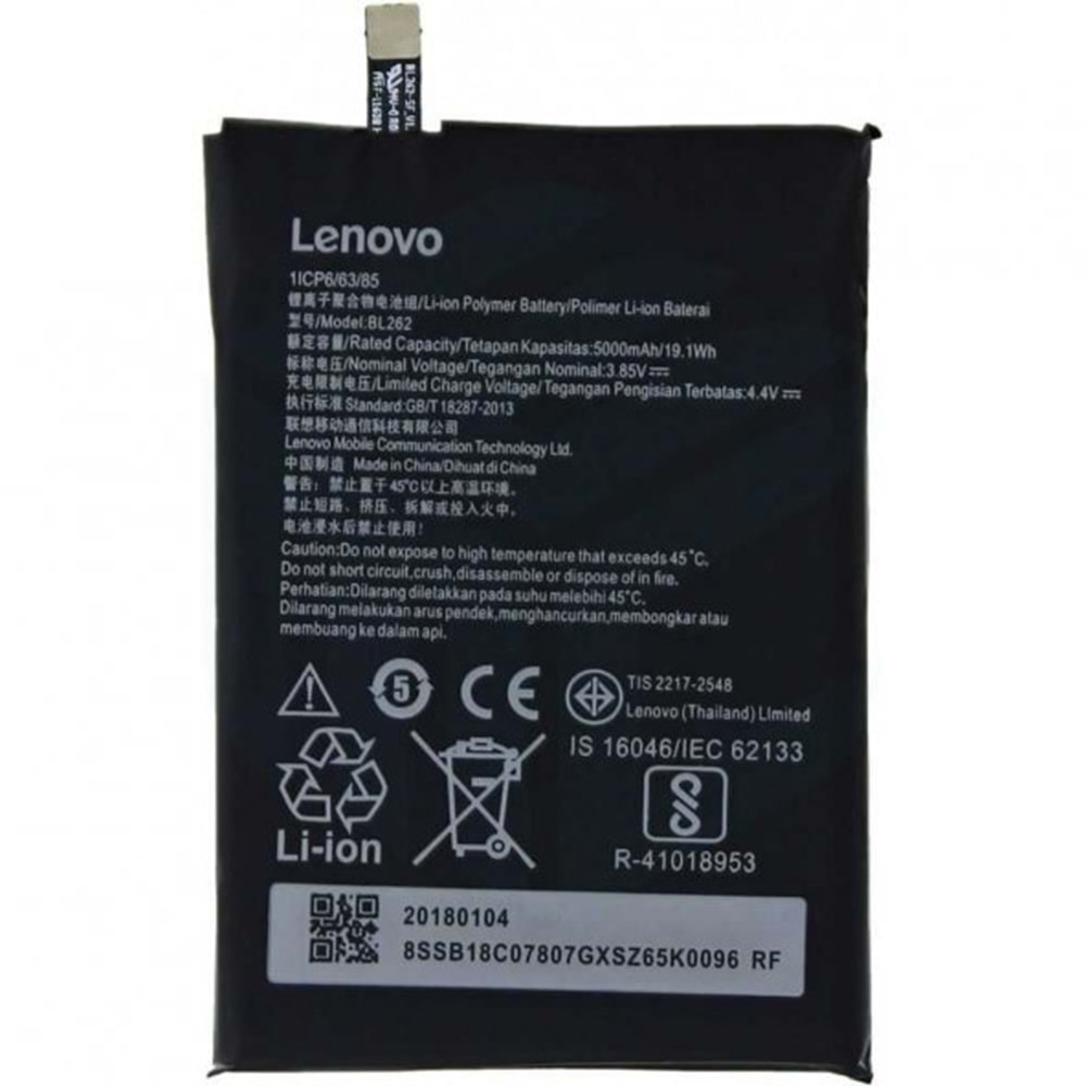 Lenovo P2 Orjinal Batarya Bl262