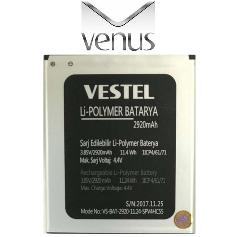 Vestel Venüs 5530 Orjinal Batarya