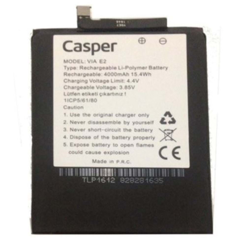 Casper E2 Orjinal Batarya Eb454357Vu