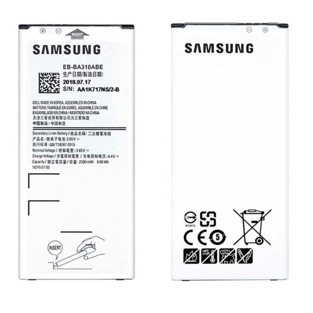 Samsung A3 2016 A310 Orjinal Batarya