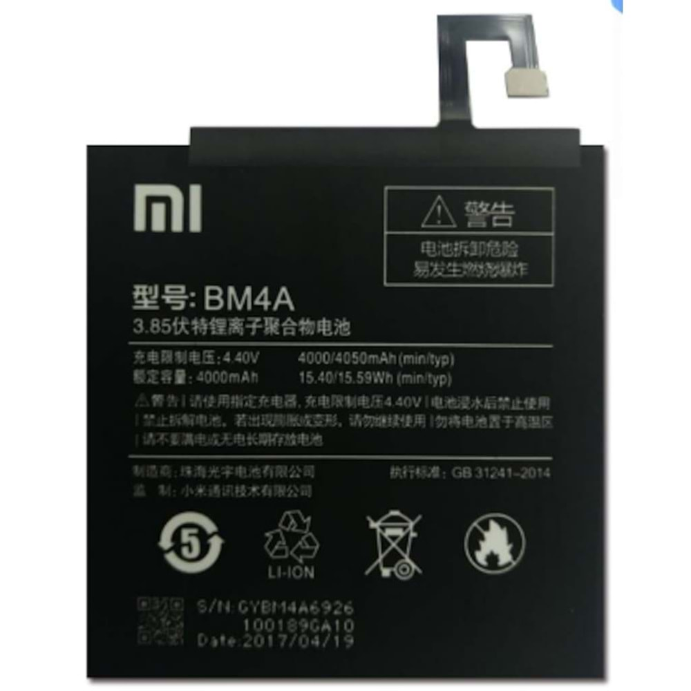 Xiaomi Redmi Pro Bm4A Orjinal Batarya