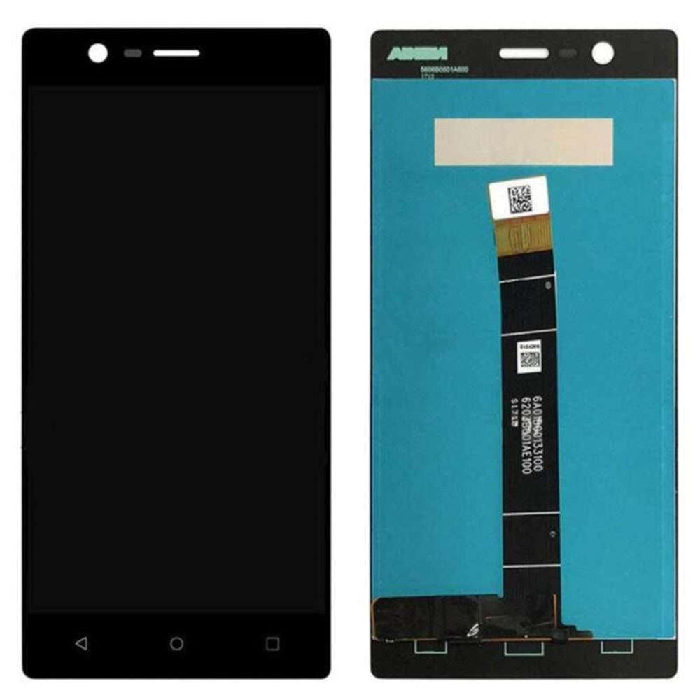 Nokia 3 Lcd Ekran Çıtasız Siyah