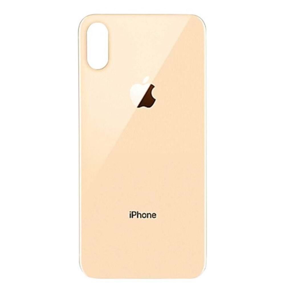 İphone Xs Max Arka Kapak Gold Lazer Kesim