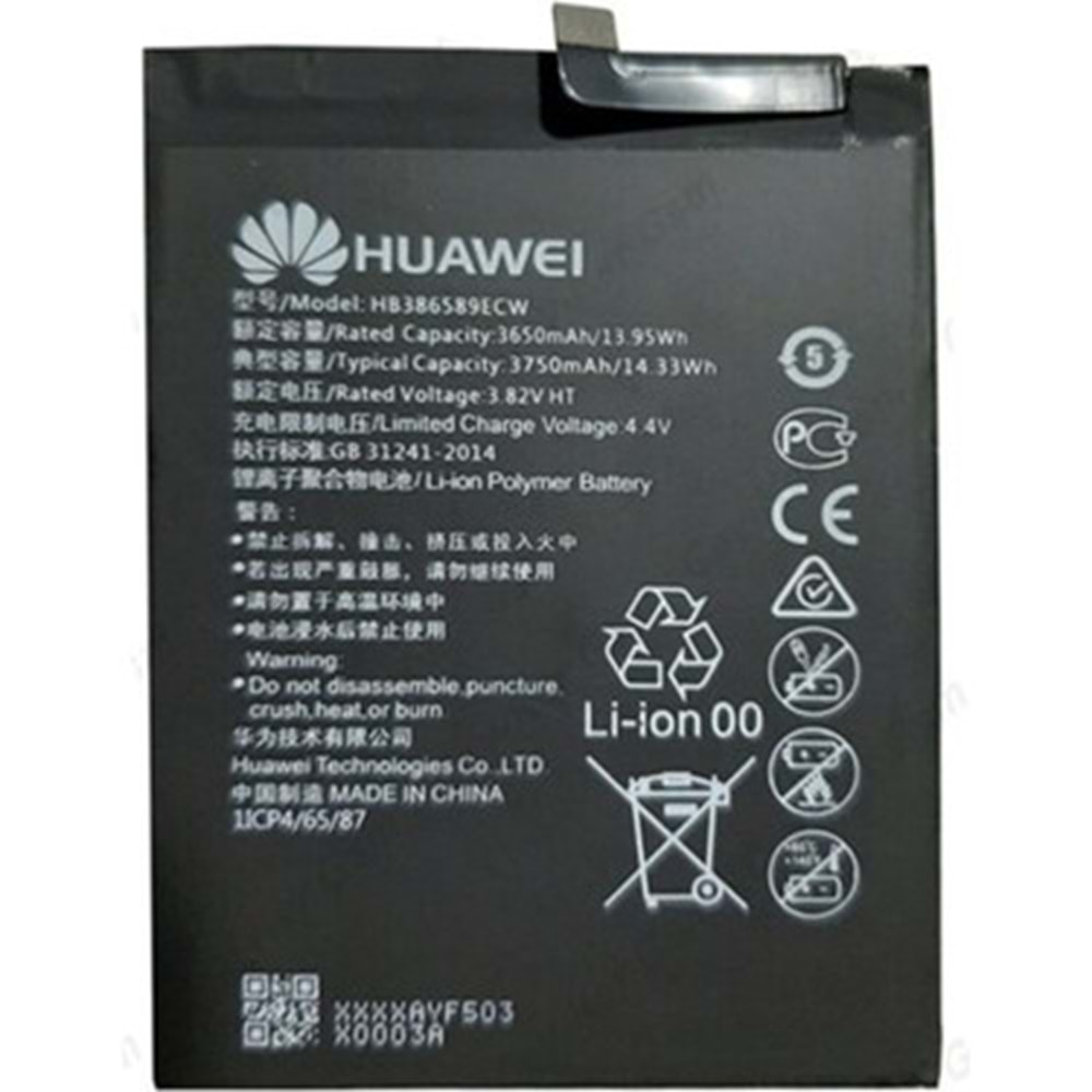 Huawei Mate 20 Lite Batarya Orjinal Hb386589Ecw