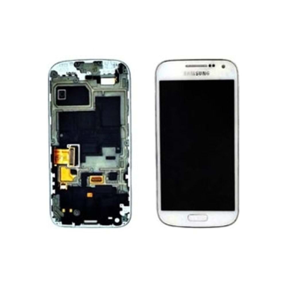 Samsung S4 Mini Lcd Ekran %100 Servis Orjinal Beyaz