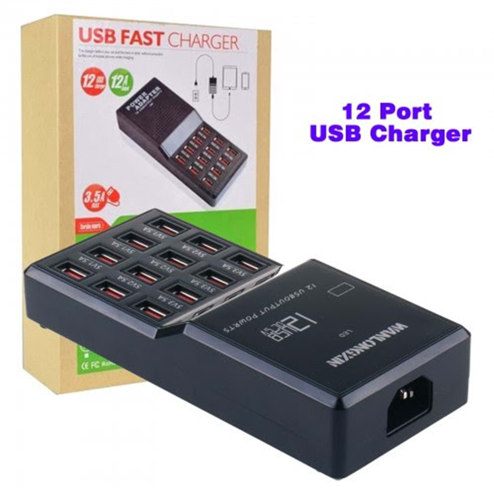 Wlx-858 12 Port Usb Charger