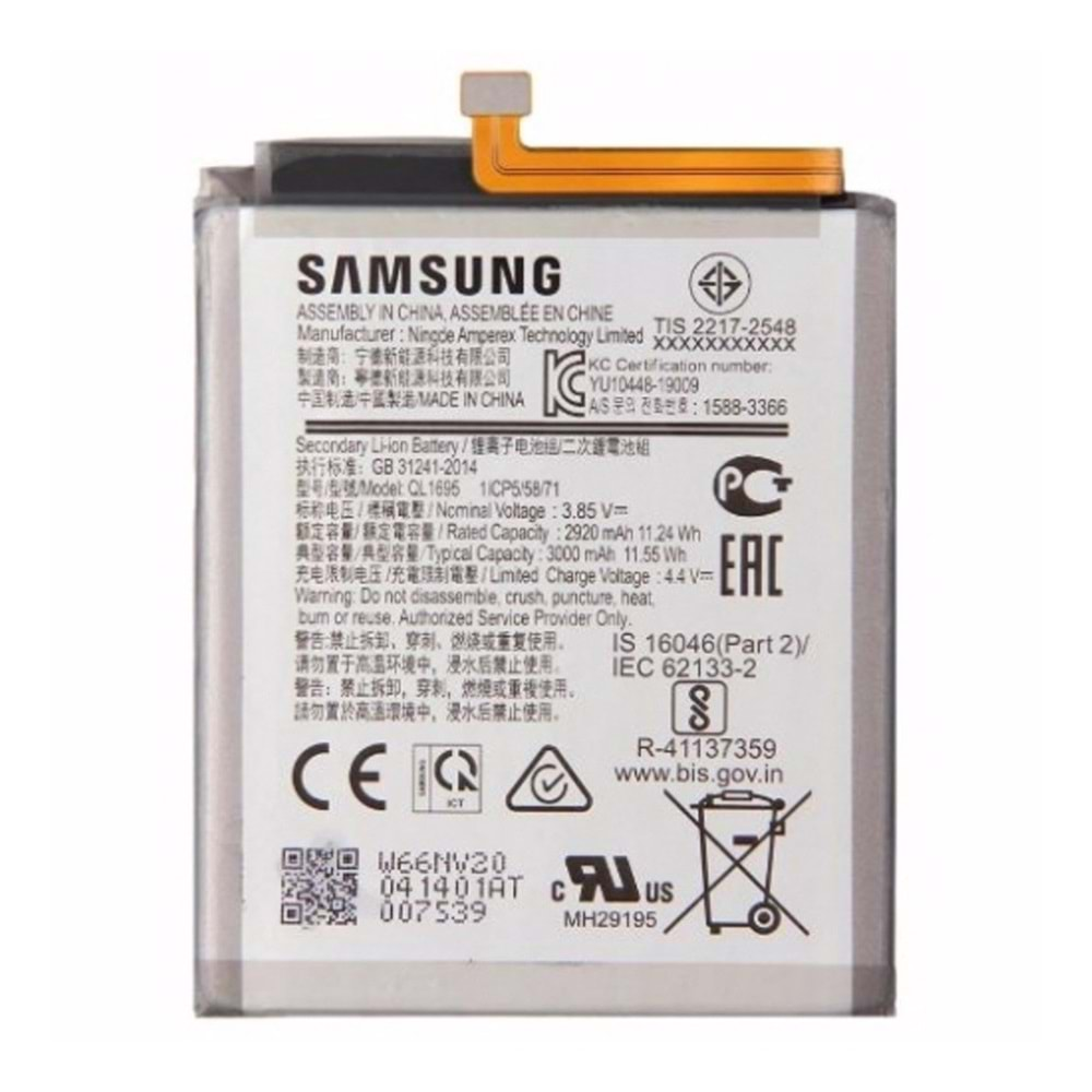 Samsung A015 A01 Batarya Orjinal