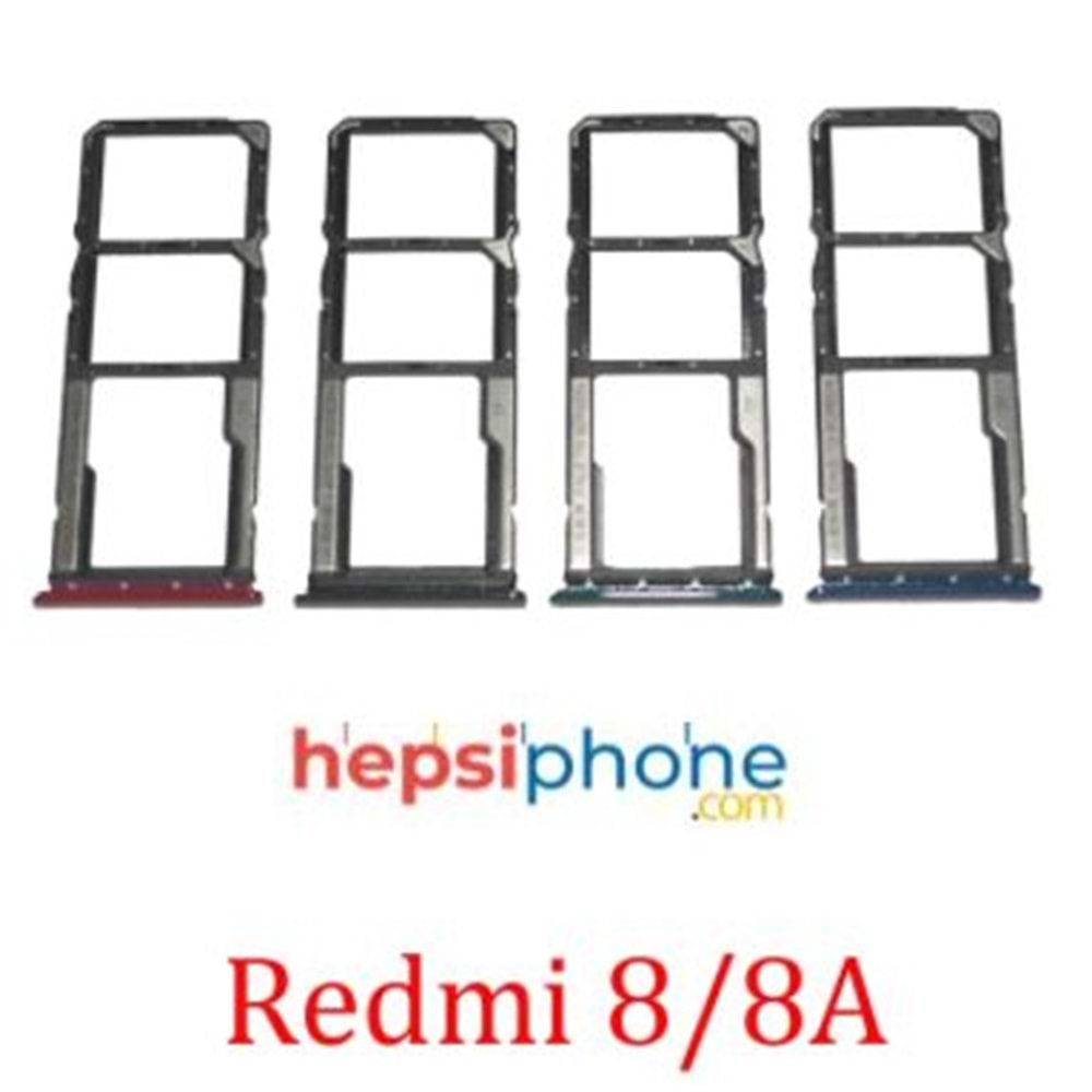 Xiaomi Redmi 8A Sim Çekmecesi - Siyah