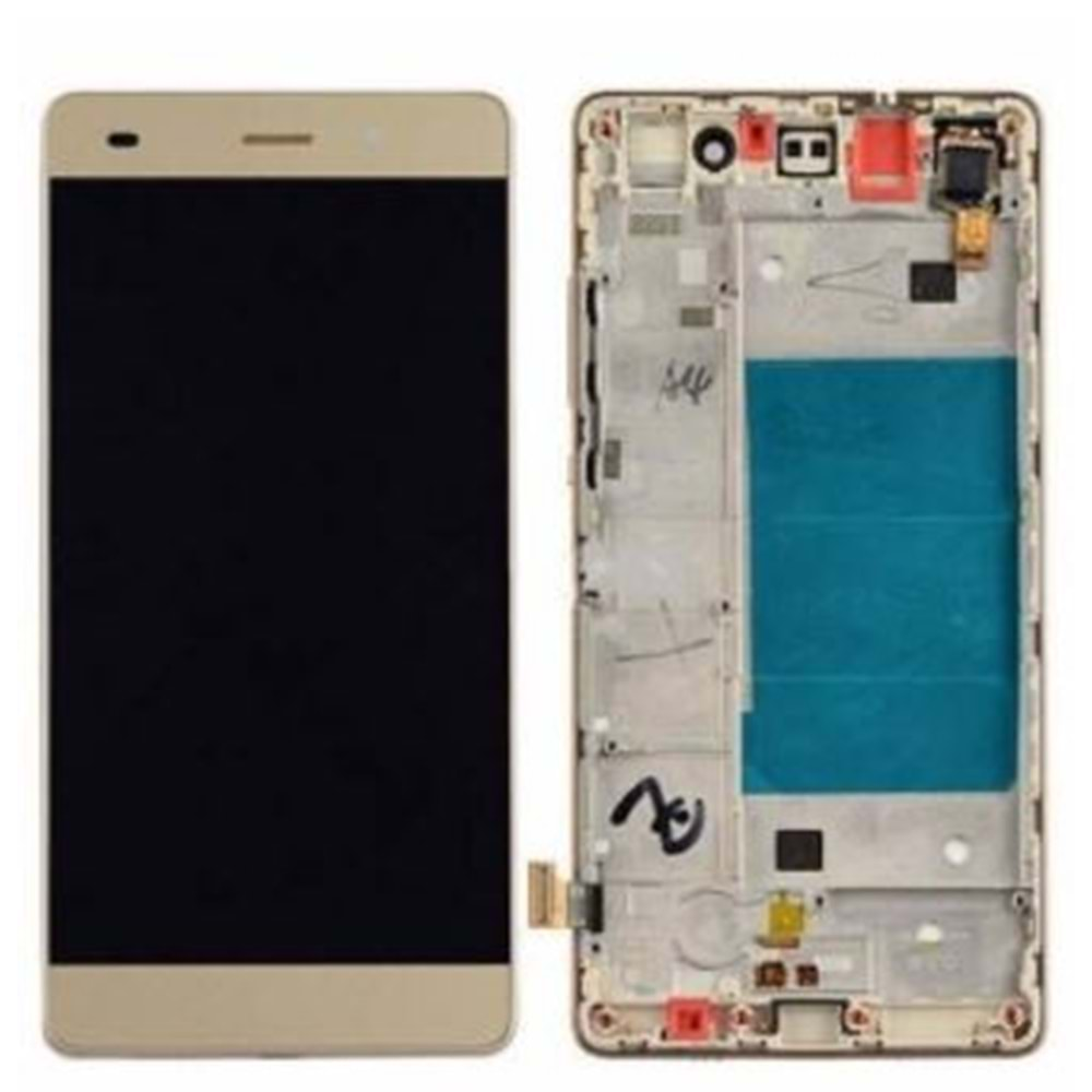 Huawei P8 Lite Lcd Ekran Gold Çıtalı