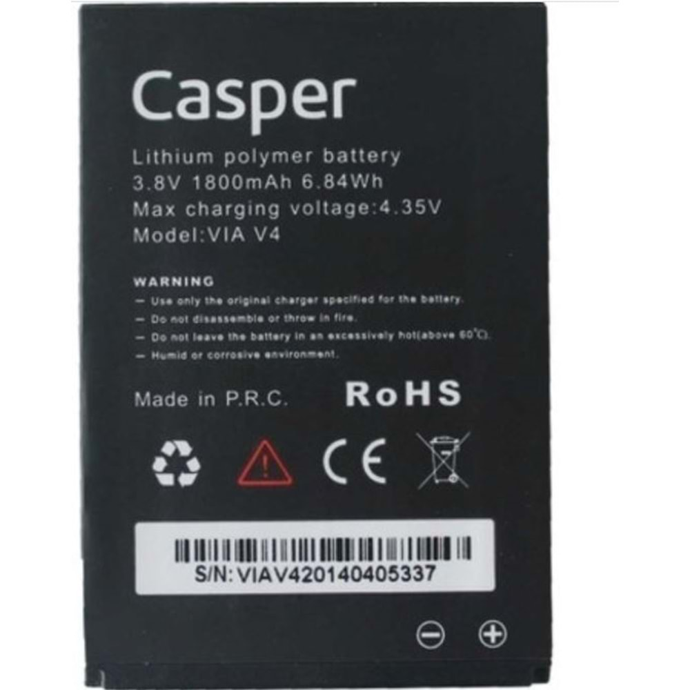 Casper V4 Orjinal Batarya