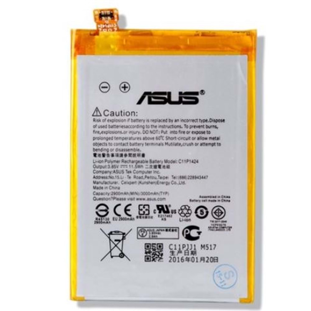 Asus Zenfone 2 Ze551 Batarya Orjinal C11P1424