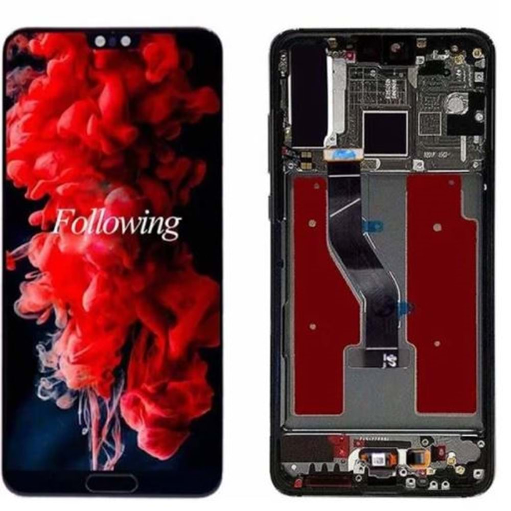 Huawei P20 Pro Lcd Ekran Kasalı Oled Siyah