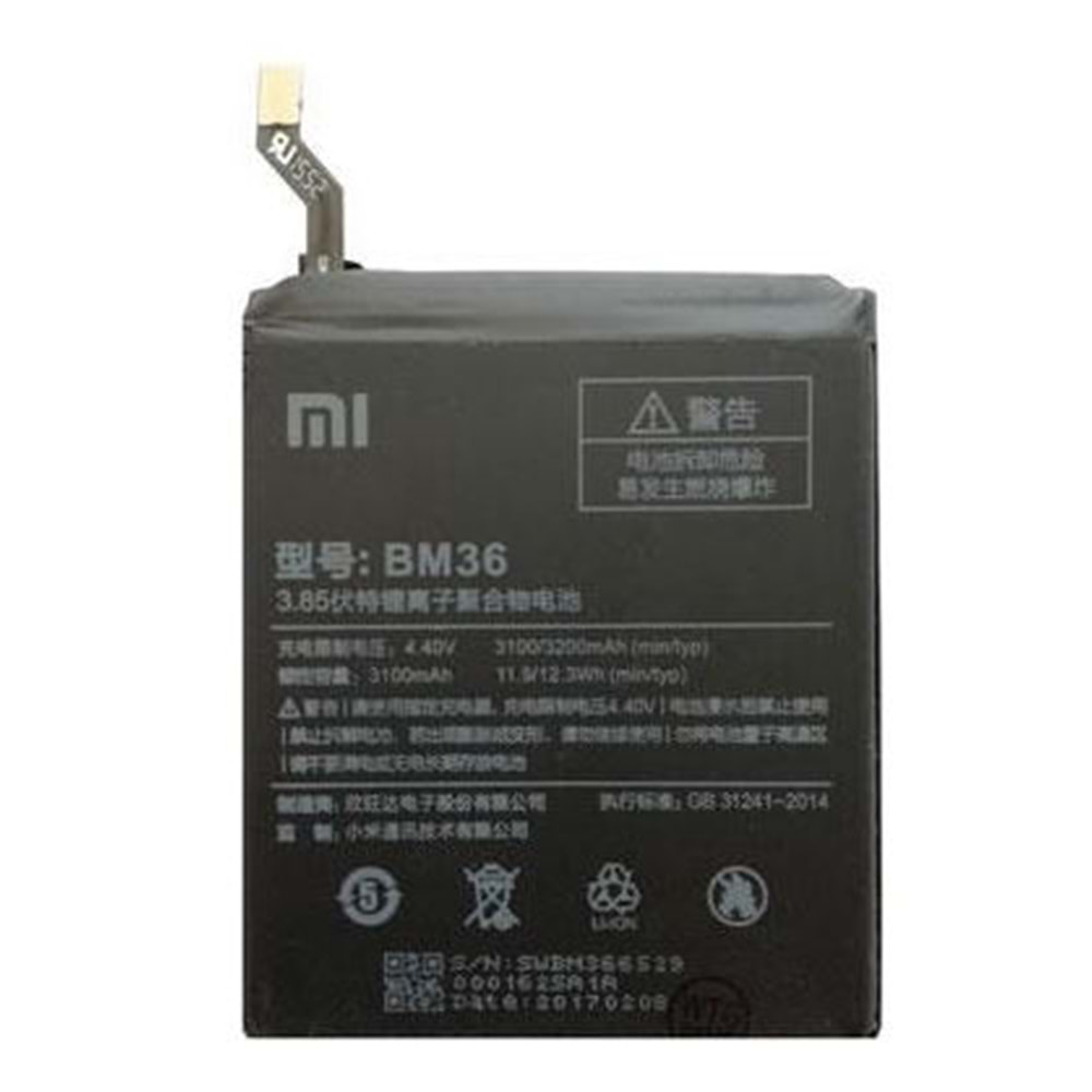 Xiaomi Mi 5S Bm36 Orjinal Batarya