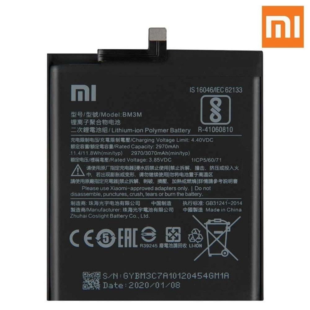 Xiaomi Mi 9 Se Orjinal Batarya Bm3M