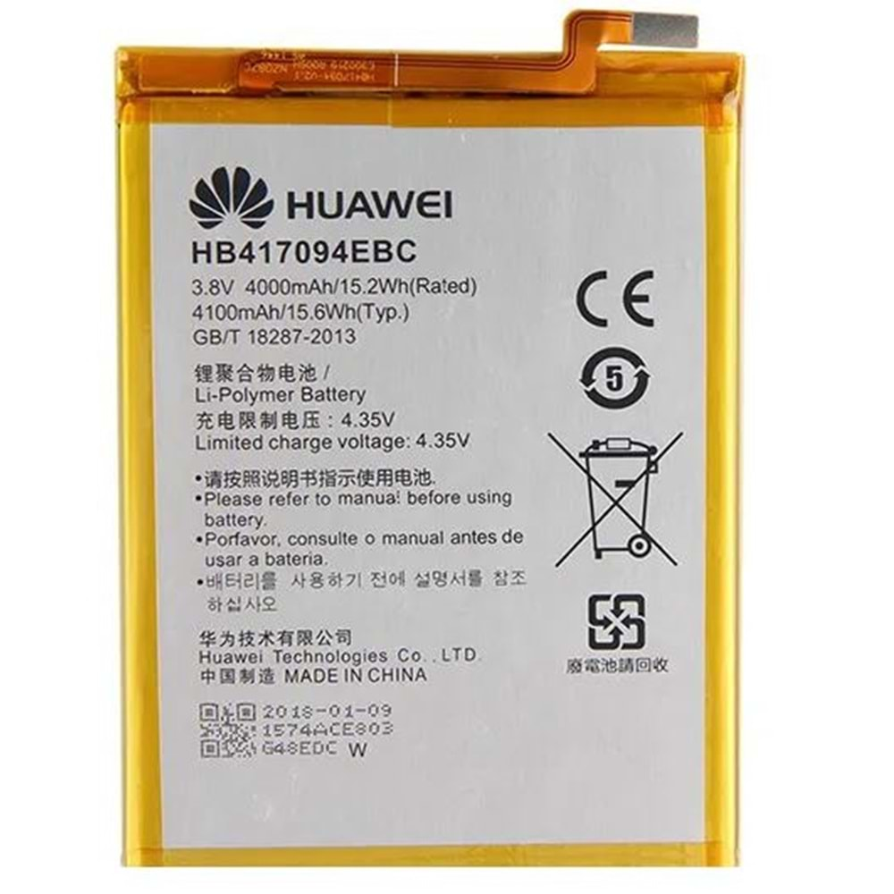 Huawei Mate 7 Orjinal Batarya Hb417094Ebc