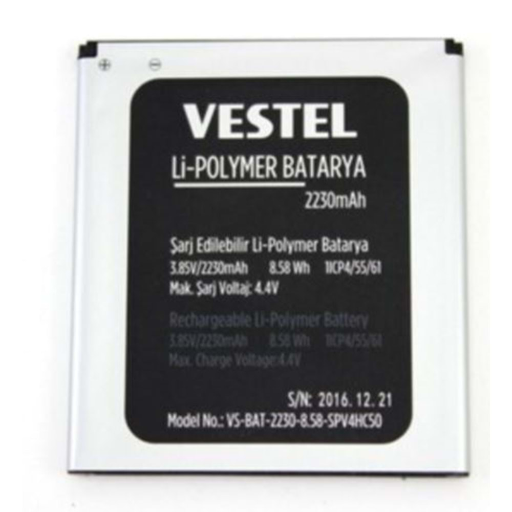 Vestel E4 Batarya Orjinal