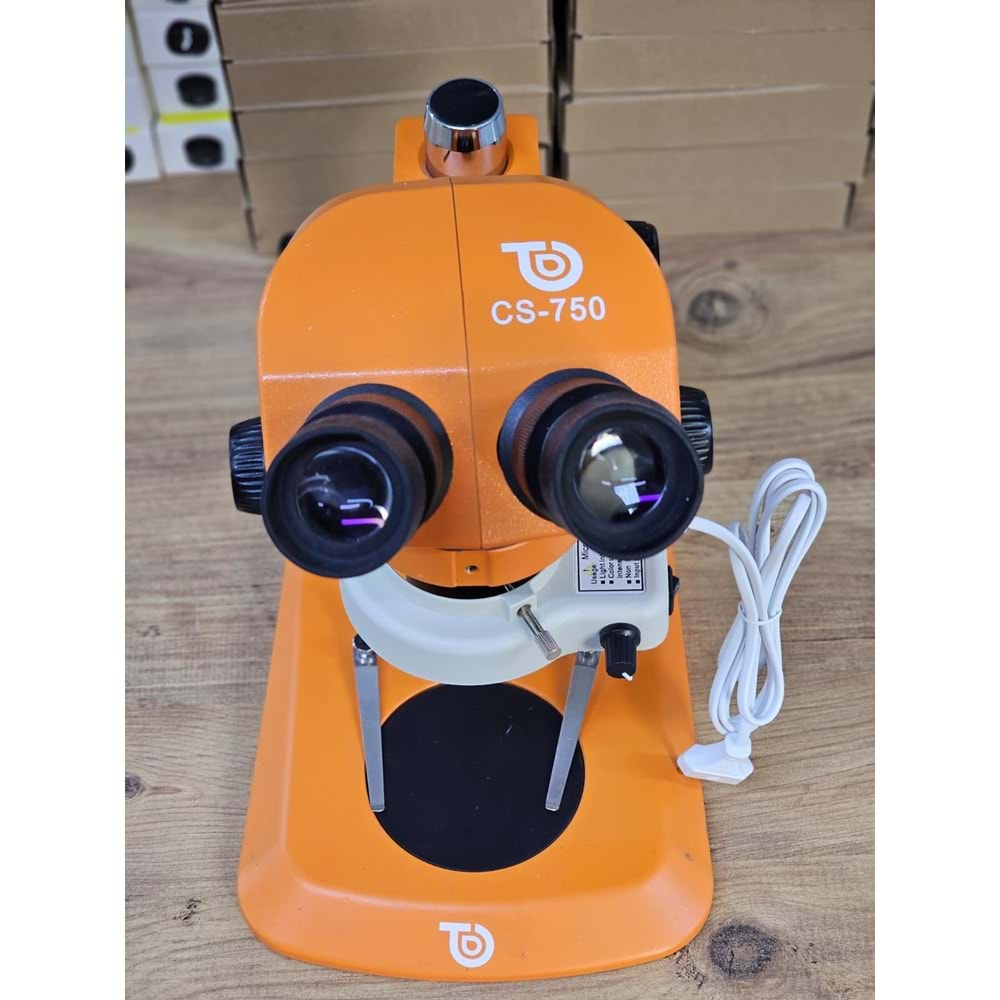 Profesyonel Mikroskop Analog Microscope Cs-7050 Turuncu