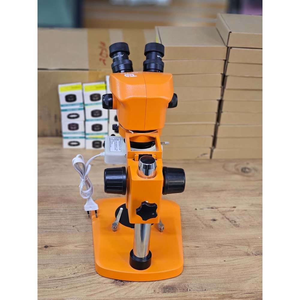 Profesyonel Mikroskop Analog Microscope Cs-7050 Turuncu