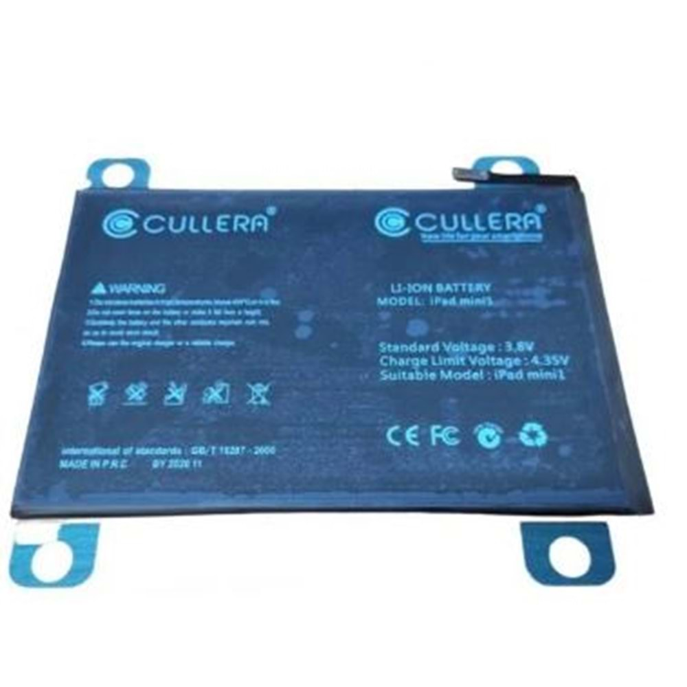 Cullera İpad Mini 1 / Mini 2 Batarya Pil A++Kalite