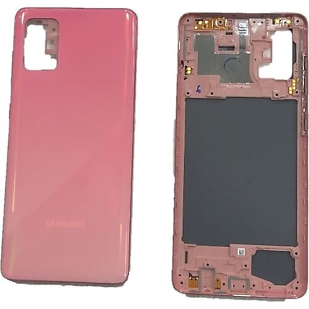 Samsung A71 A715 Kasa Arka Kapaklı Pembe