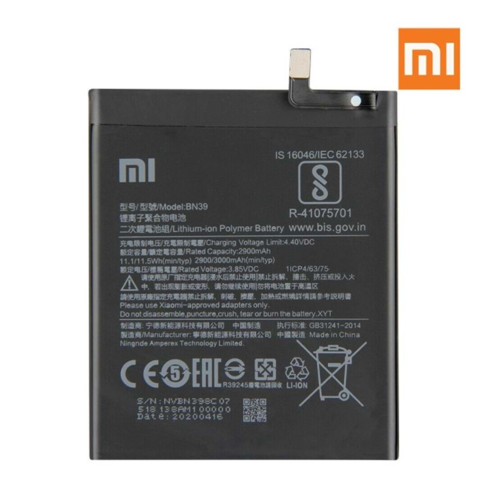 Xiaomi Mi Play Bn39 Batarya Orjinal