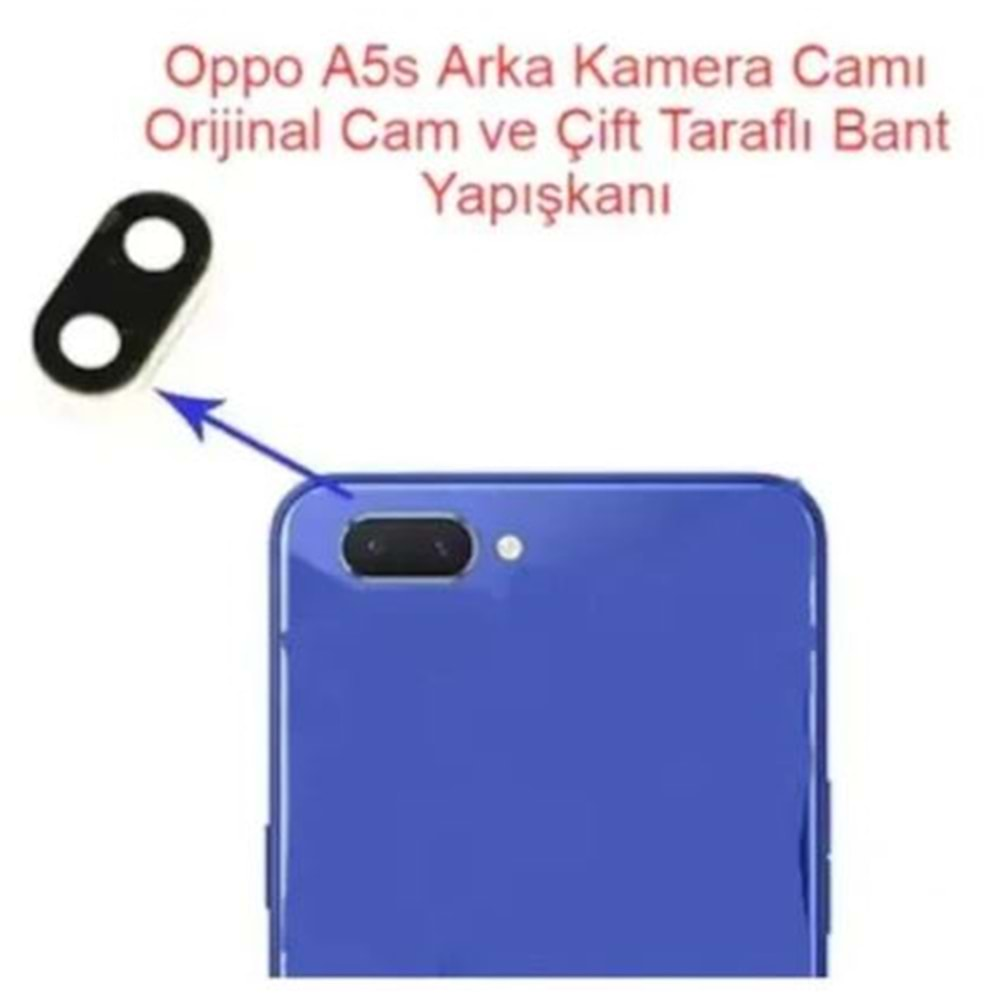 Oppo A5S Kamera Camı