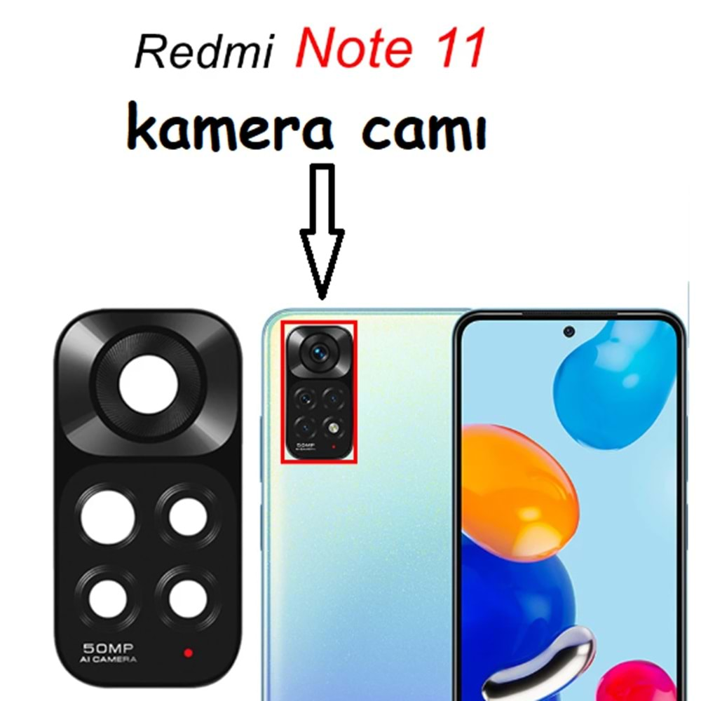 Xiaomi Redmi Note 11 Kamera Camı