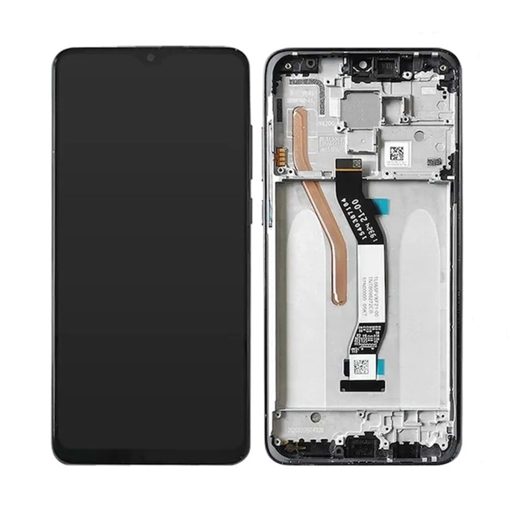 Xiaomi Redmi Note 8 Pro Lcd Ekran Silver Kasalı Çift Hat