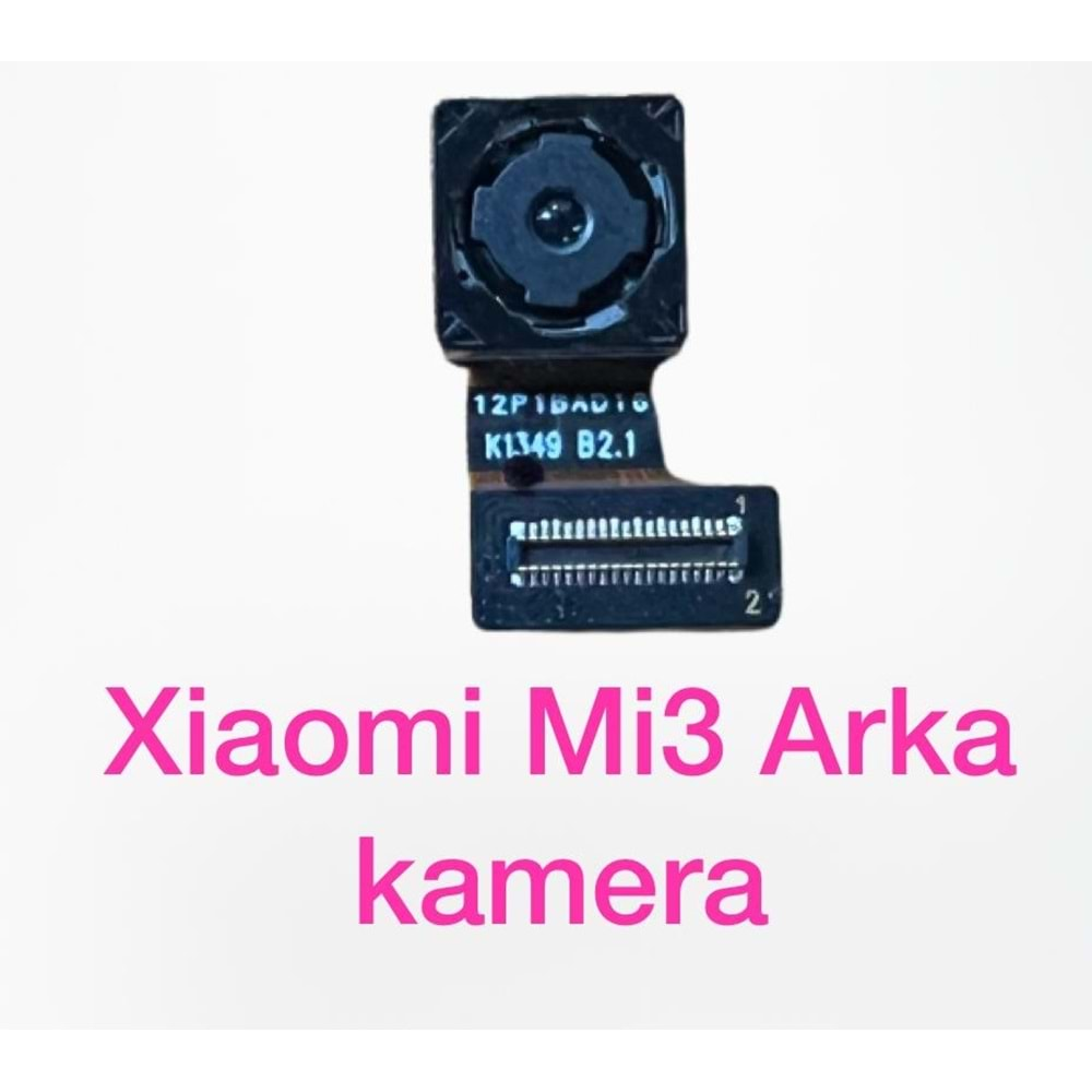 Xiaomi Mi 3 Arka Kamera