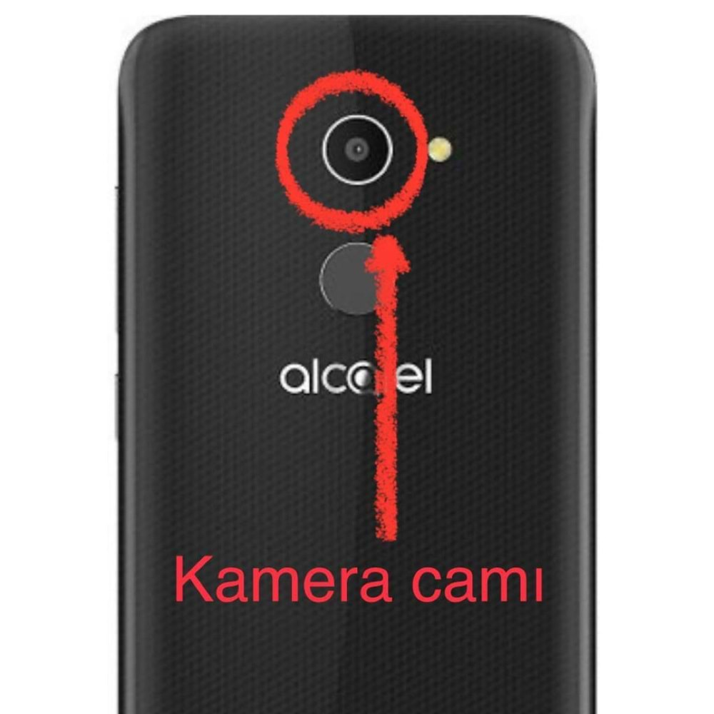 Alcatel A3 Kamera Camı Çıkma Orjinal