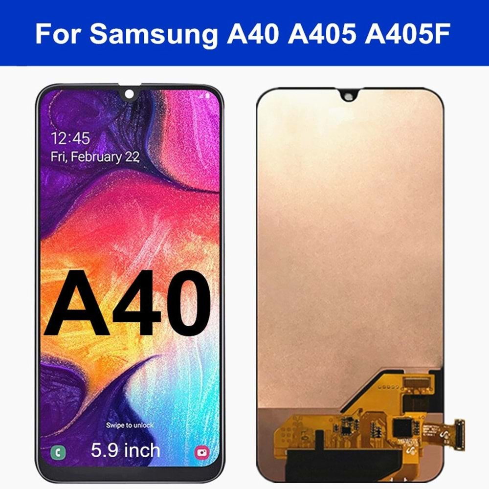 Samsung A40 Lcd Ekran Tft