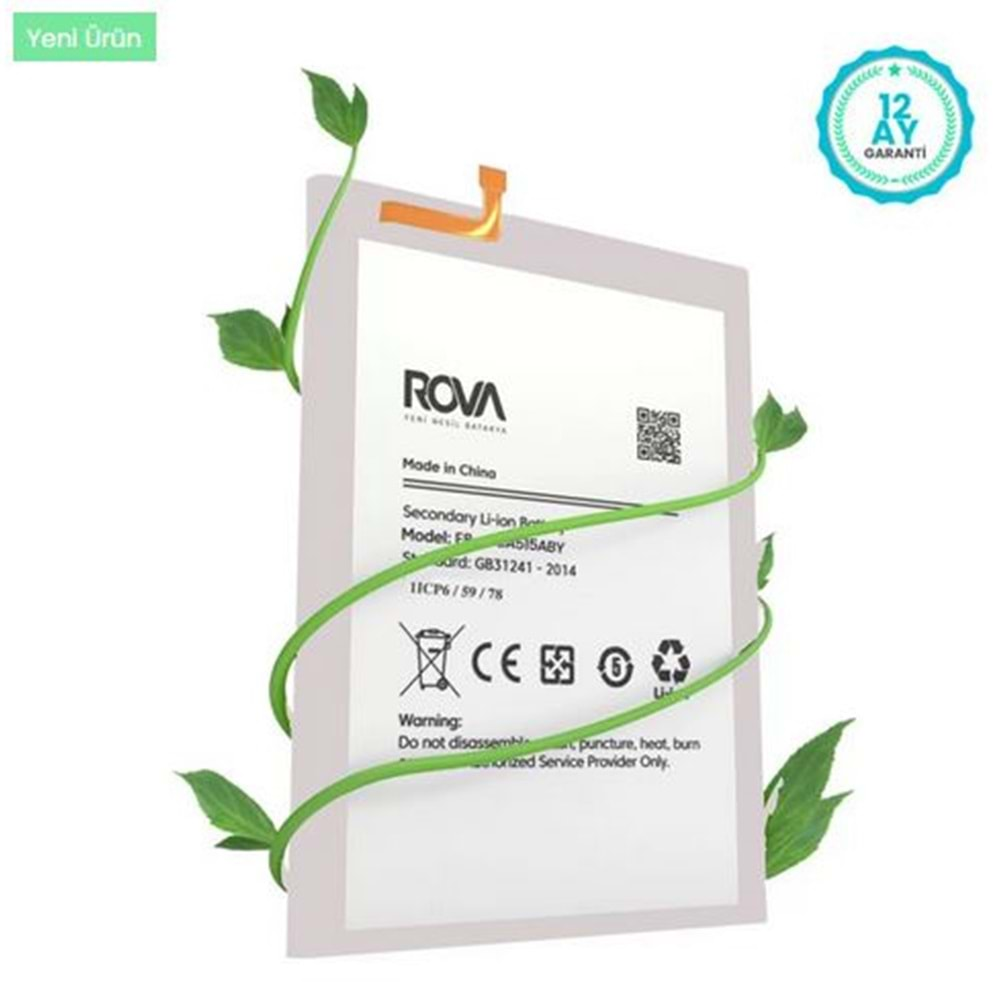 Rova Samsung A51 A515 Batarya 4000 Mah.