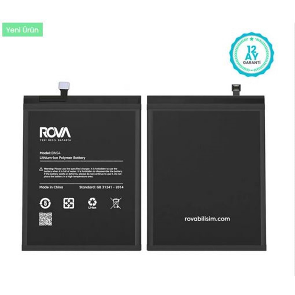 Rova Xiaomi Redmi 9T Poco M3 Orjinal Batarya 6000 Mah. Bn62