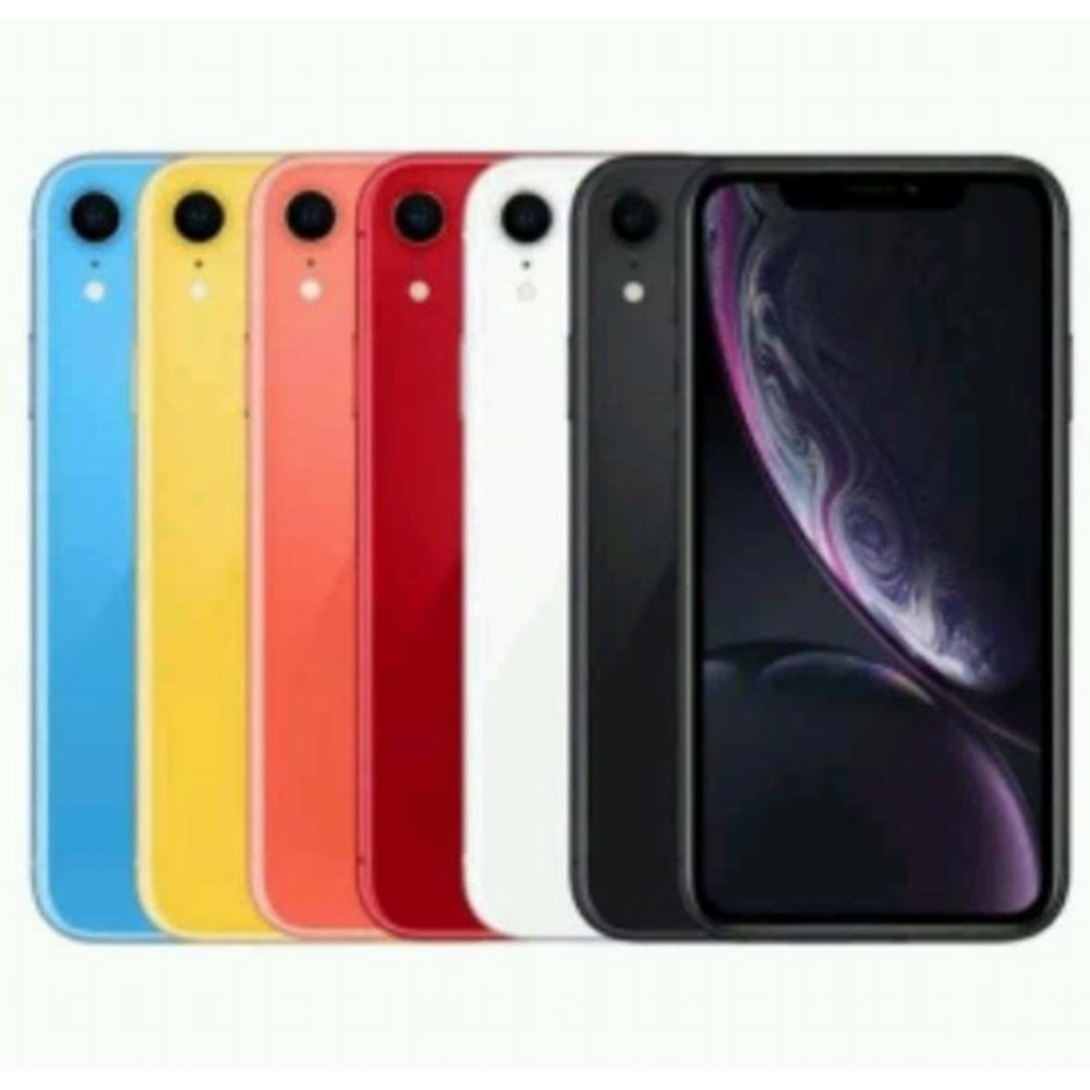 İphone Xr Kapak Kamera Camlı - Beyaz