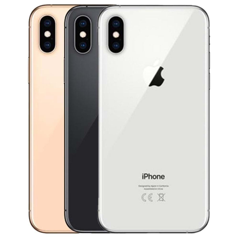 İphone Xs Max Arka Kapak Kamera Camlı - Gold