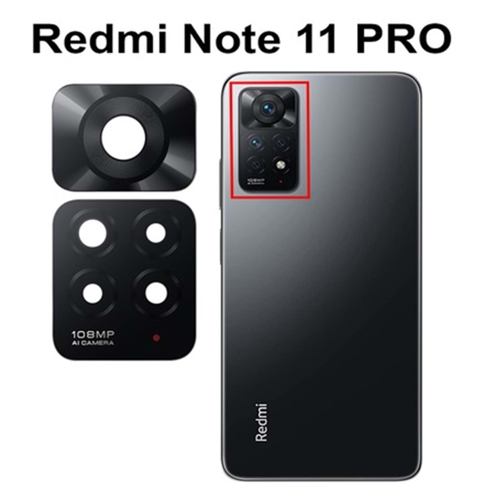 Xiaomi Redmi Note 11 Pro 4G Kamera Camı