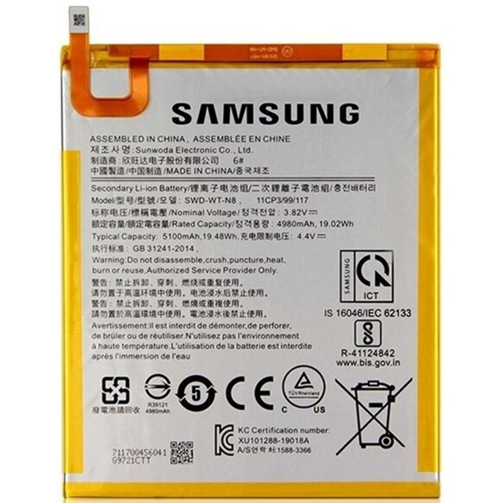 Samsung T220 Batarya Orjinal