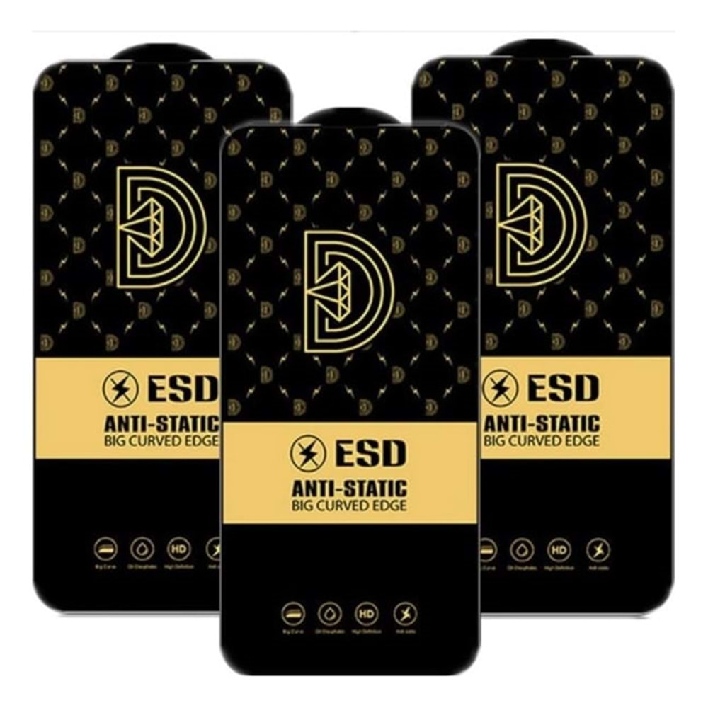 İphone 14 Anti-Static ESD 9D Ekran Koruyucu