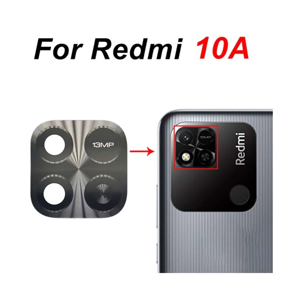 Xiaomi Redmi 10A Kamera Camı