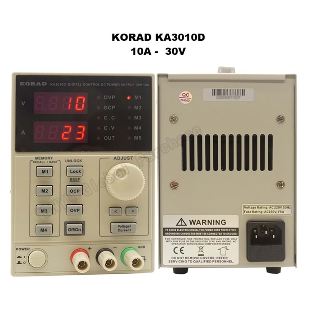 Korad DC Power Supply KA3010D 30v 10a Power Supply