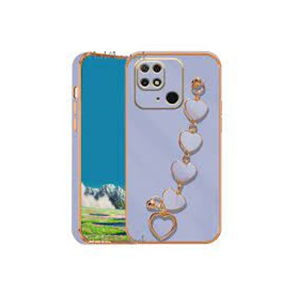 New Fasion Case Taşlı Zincirli Kılıf