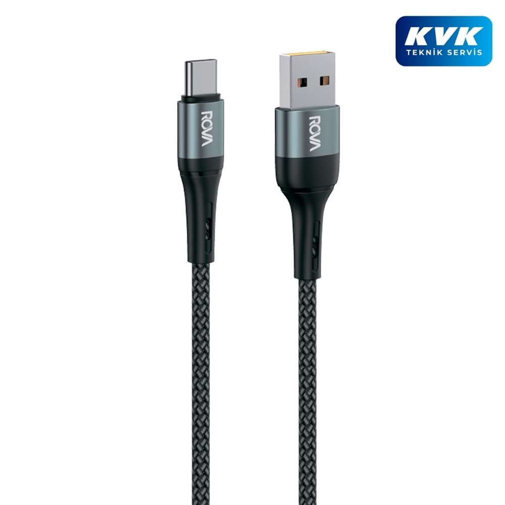 Rova KB213U Usb Type-C 2.4a Hızlı Şarj Kablosu 2metre