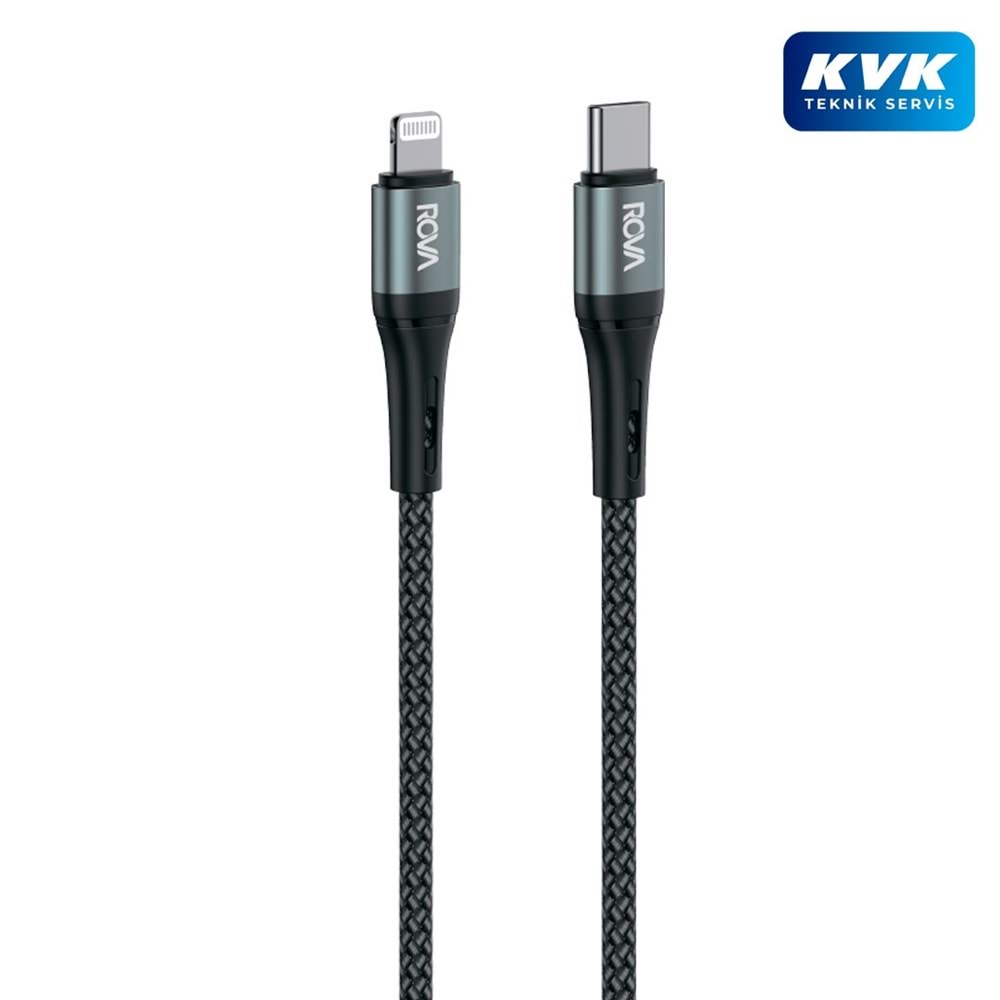 Rova KB216U Type-C To Lightning Hızlı Şarj Kablosu 2metre