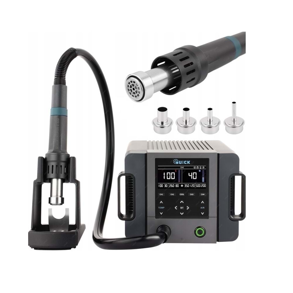 Quick 861 Pro 1300W Akıllı Sıcak Hava Üfleme İstasyonu