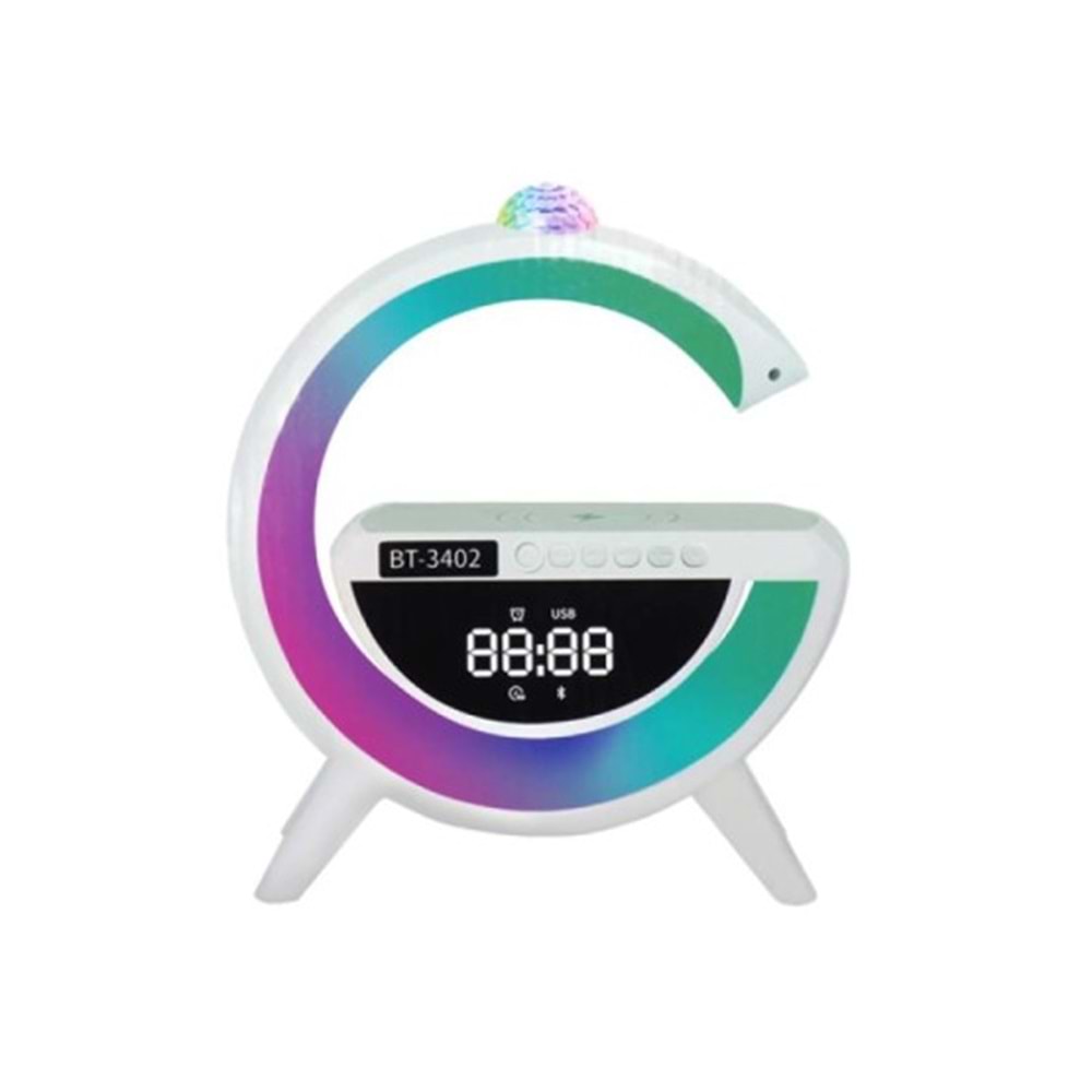 Polygold BT-3402 BT-FM Usb Speaker Disco Işıklı
