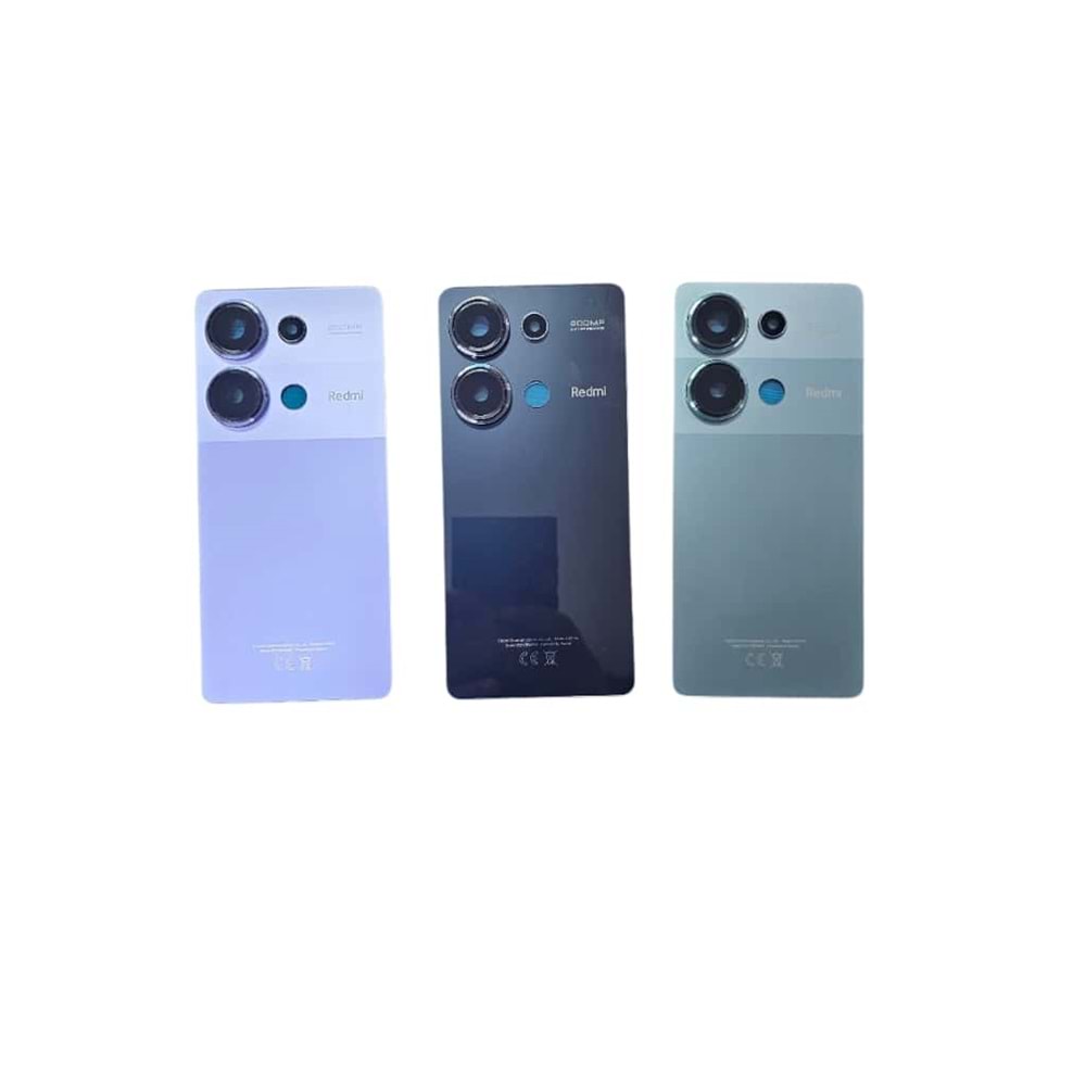 Xioami Redmi Note 13 Pro Arka Kapak Kamera Camlı 4G - Siyah