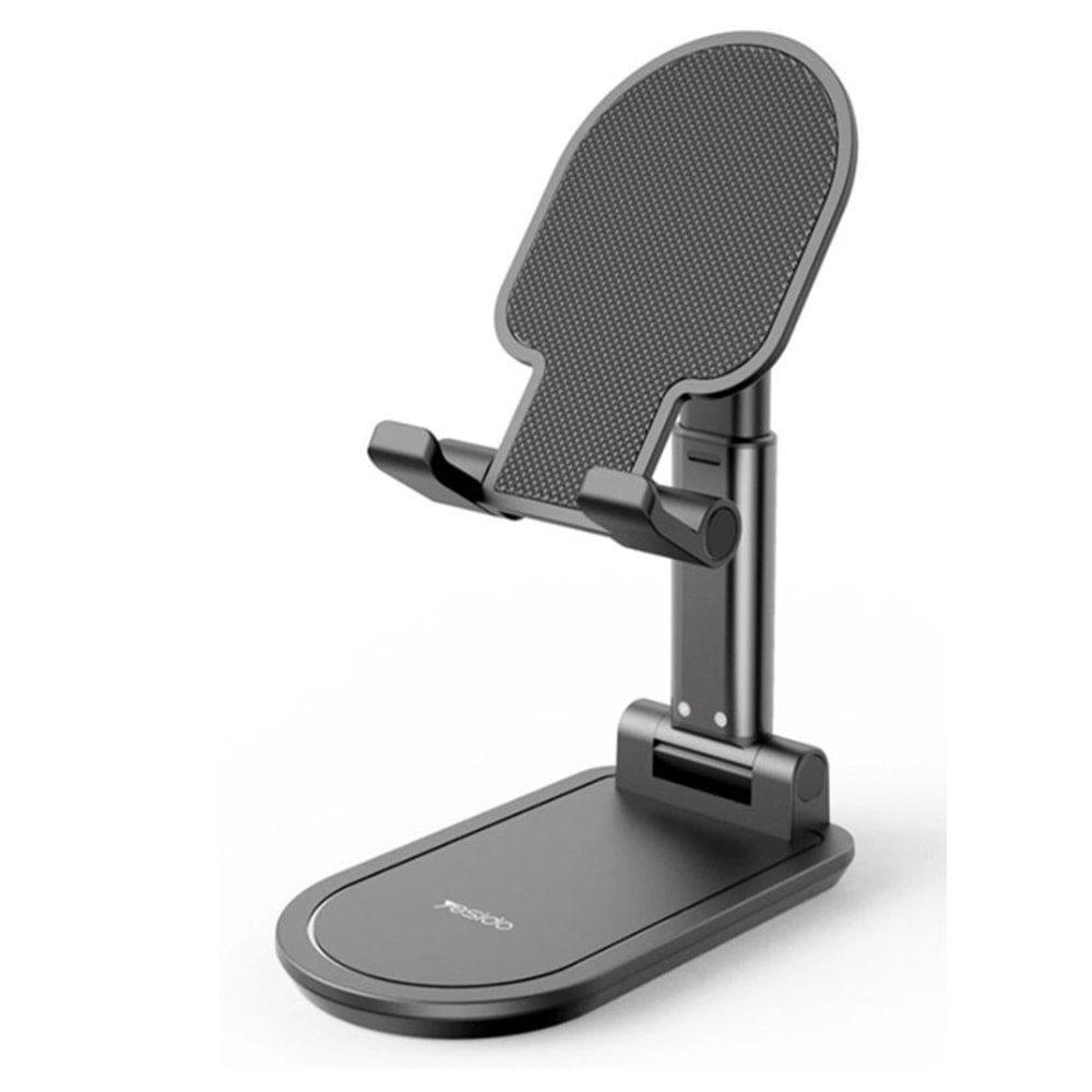 Yesido C85 Izgara Klipsli 360 Derece Ayarlanabilir 3.5 inç-6 inç Cihazla Uyumlu Telefon Tutucu - Siyah