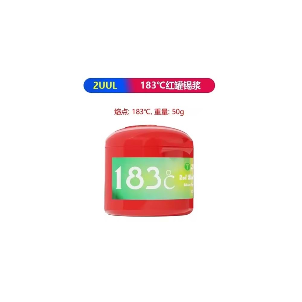 2UUL 183° Derece Red Skull Sıvı Lehim 50gr