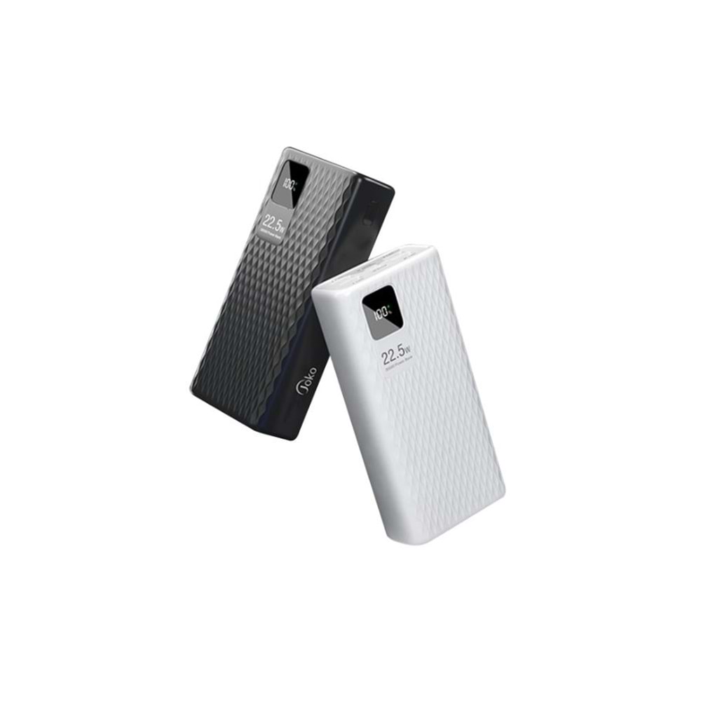 Konfulon A26Q Powerbank 30.000 mAh PD 20W Hızlı Şarj - Beyaz